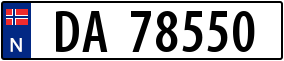 Truck License Plate
